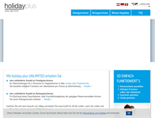 Tablet Screenshot of holidayplus-unlimited.net